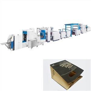 Semi automatisk Kraft Paper Bag Machine